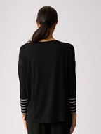 Foil Blocked Stripe Top