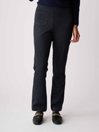 Esplanade Straight Fit Print Trousers