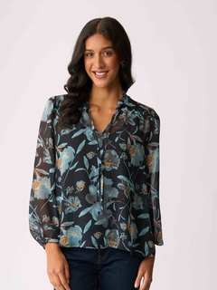 Memo Shirred Yoke Blouse-style-MCRAES