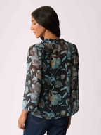 Memo Shirred Yoke Blouse