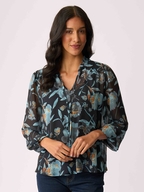 Memo Shirred Yoke Blouse