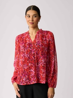 Memo Shirred Yoke Blouse-style-MCRAES