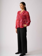 Memo Shirred Yoke Blouse