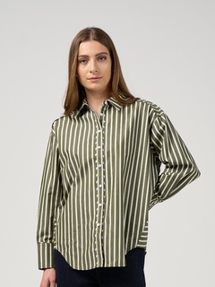 Madly Sweetly Direction Stripe Shirt-style-MCRAES