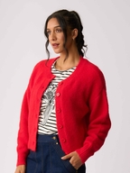 Foil Relaxed Cardigan