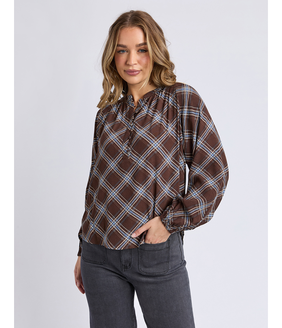 Foxwood Eddison Check Top