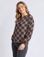 Foxwood Eddison Check Top