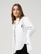 Madly Sweetly Mixed Media Shirt