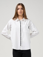 Madly Sweetly Mixed Media Shirt