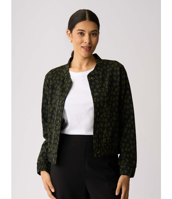 Esplanade Jacquard Knit Bomber