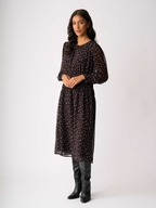 Memo Shirr Around Dress