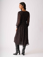 Memo Shirr Around Dress