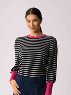 Foil Merino Contrast Trim Jumper