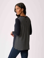 Foil Merino Back Placket Swing Jumper