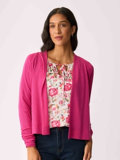 Foil Merino High Tied Cardigan-style-MCRAES