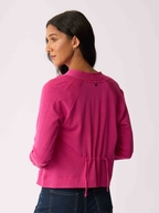 Foil Merino High Tied Cardigan