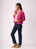 Foil Merino High Tied Cardigan