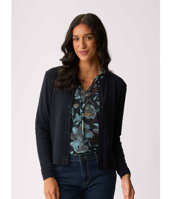 Foil Merino Ewe Two Cardigan