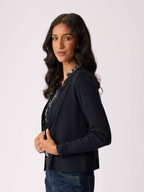 Foil Merino Ewe Two Cardigan