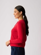 Foil Merino Ewe Two Cardigan