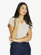 Jump Seam V Neck Vest