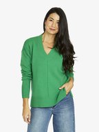 Jump Detail V Neck Pullover