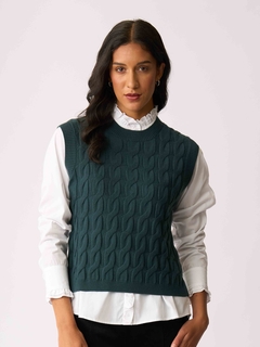 Preen Merino Cabled Vest-style-MCRAES