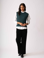 Preen Merino Cabled Vest