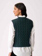 Preen Merino Cabled Vest
