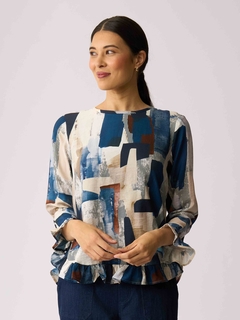 Preen Gathered Scoop Hem Top-style-MCRAES