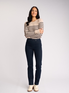 Vassalli Bay Pull On - Slim Leg Full Length Denim -style-MCRAES