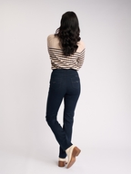 Vassalli Bay Pull On - Slim Leg Full Length Denim 