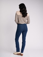 Vassalli Bay Pull On - Slim Leg Full Length Denim 