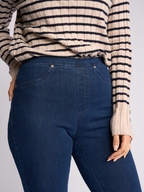 Vassalli Bay Pull On - Slim Leg Full Length Denim 