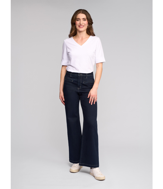 Vassalli Peace Jean -  Wide Leg Full Length