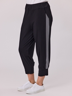 Democracy Ease Stripe Side Panel Knit Pant-style-MCRAES