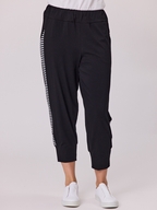 Democracy Ease Stripe Side Panel Knit Pant