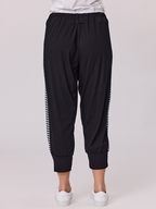 Democracy Ease Stripe Side Panel Knit Pant