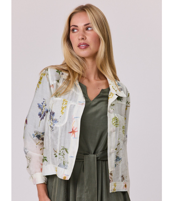 Classified Valencia Flower Voile Jacket