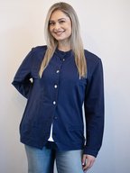 White on Black Jean Jacket