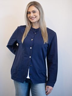 White on Black Jean Jacket-style-MCRAES