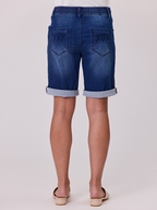 Classified Knit Short with Pearl Trim 