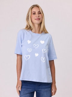 Classified Heart Trim Tee-style-MCRAES