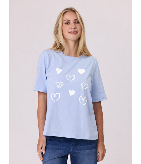 Classified Heart Trim Tee