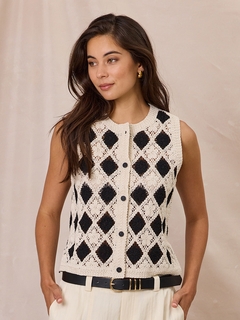 Design Nation Quinn Crochet Vest-style-MCRAES