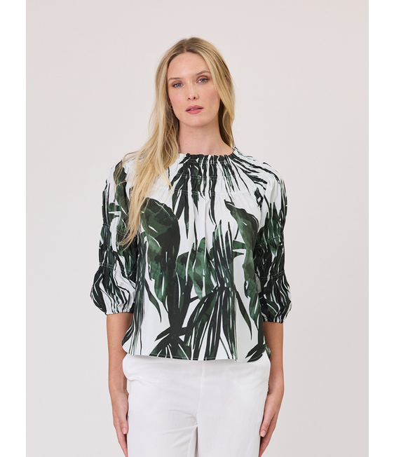 Duo Breeze Shirrred Top