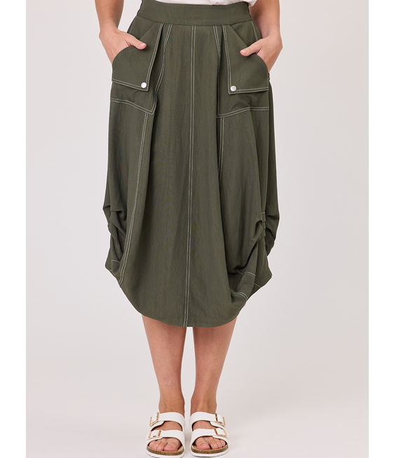 Duo Delta Tuck Skirt