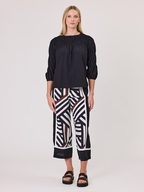 Duo Jazz Shirred Top