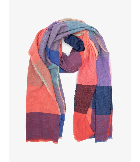 Antler Winter Check Scarf