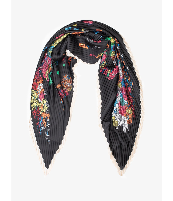 Antler Pleated Neck Scarf